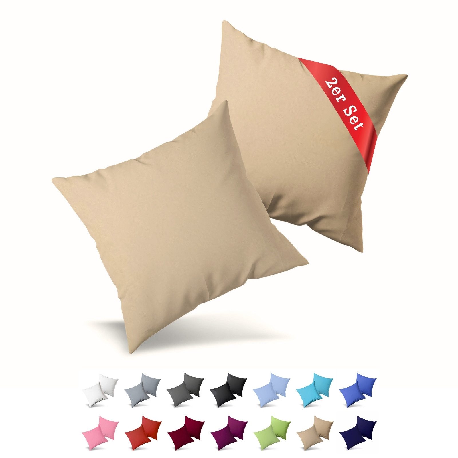 Buymax Kissenbezüge Kissenbezug 100% Baumwolle Premium günstig online kaufen