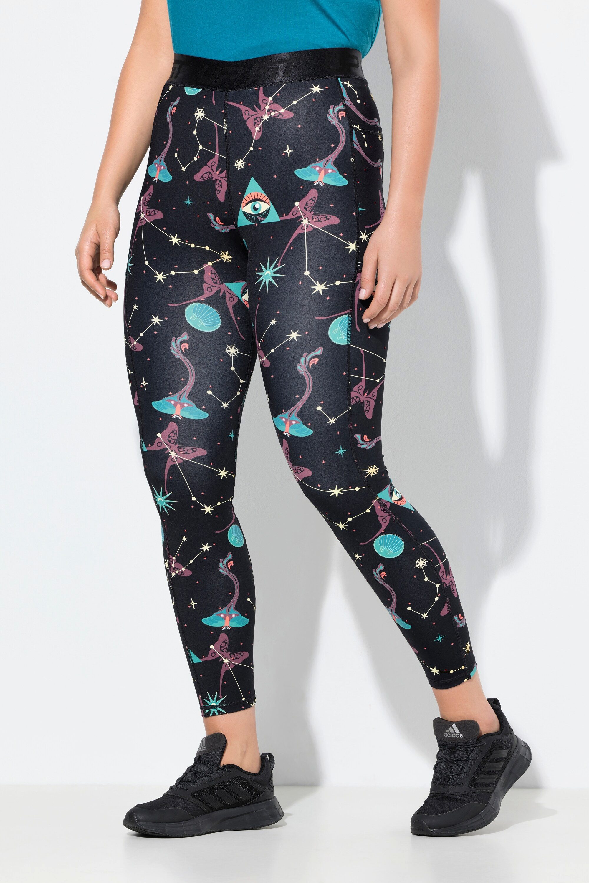 Leggings Sport-Leggings schnelltrocknend Taschen recycelt
