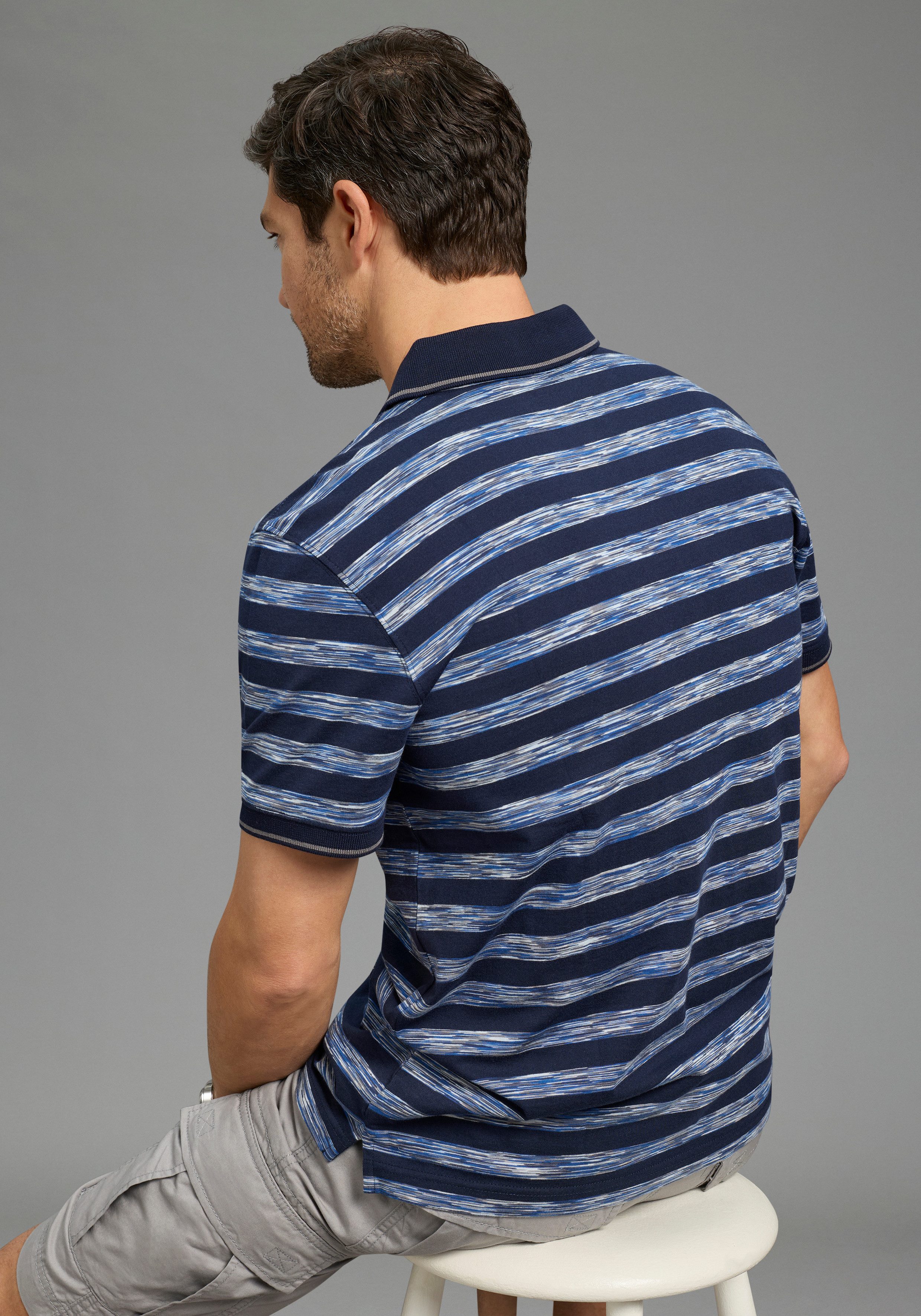 Man's World Poloshirt Neue Kollektion! normale Passform, Kurzarm, geringelt günstig online kaufen