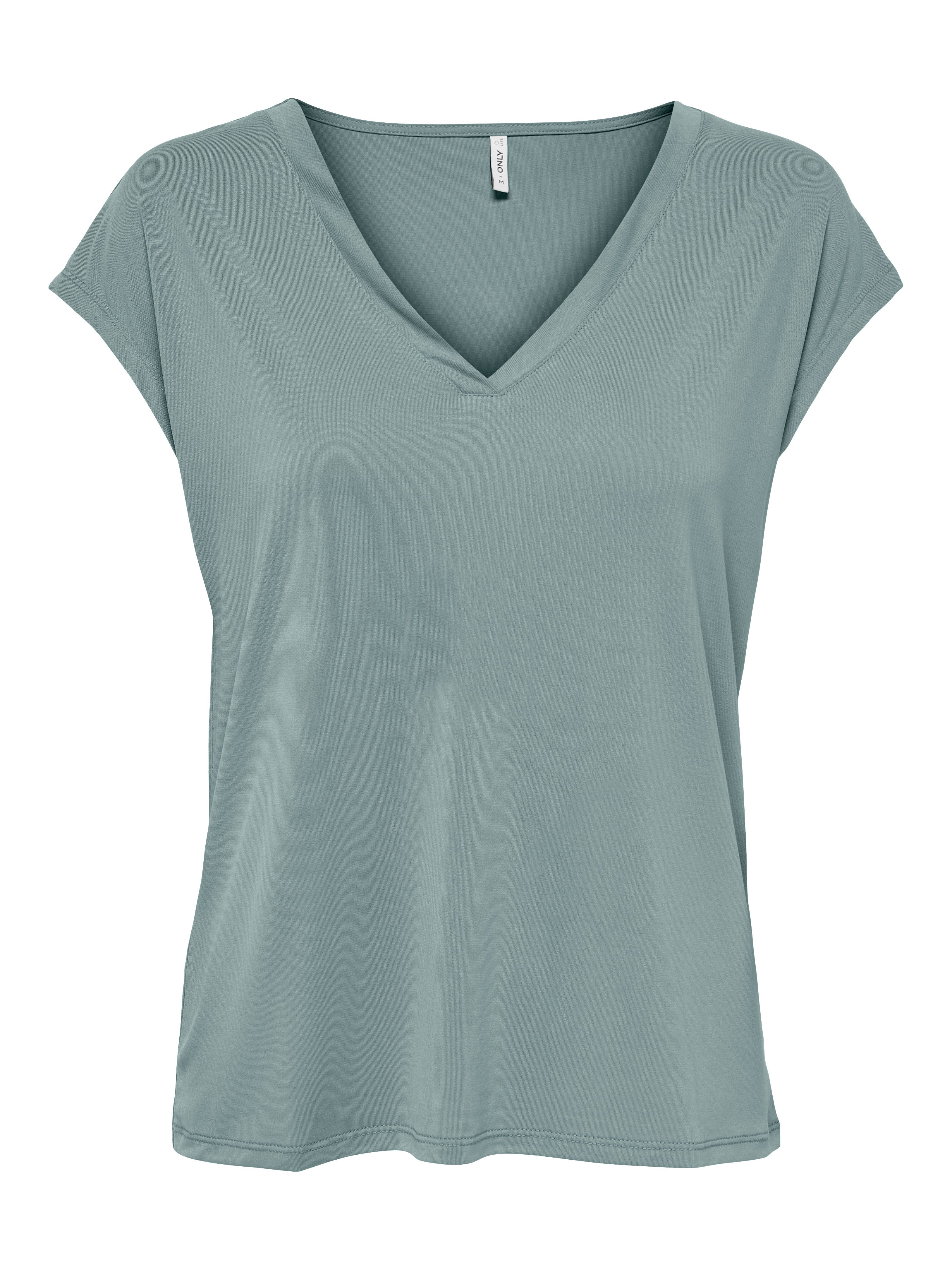 ONLY V-Shirt ONLFREE S/S MODAL V-NEC günstig online kaufen