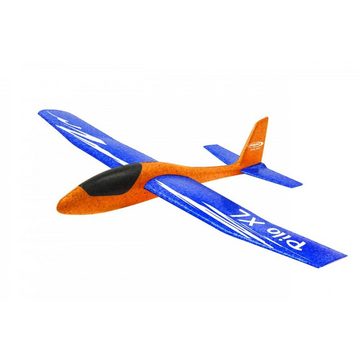 Jamara Spielzeug-Flugzeug Pilo XL, Schaumwurfgleiter EPP Wurfflugzeug Wurfgleiter Flieger Drachen blau orange