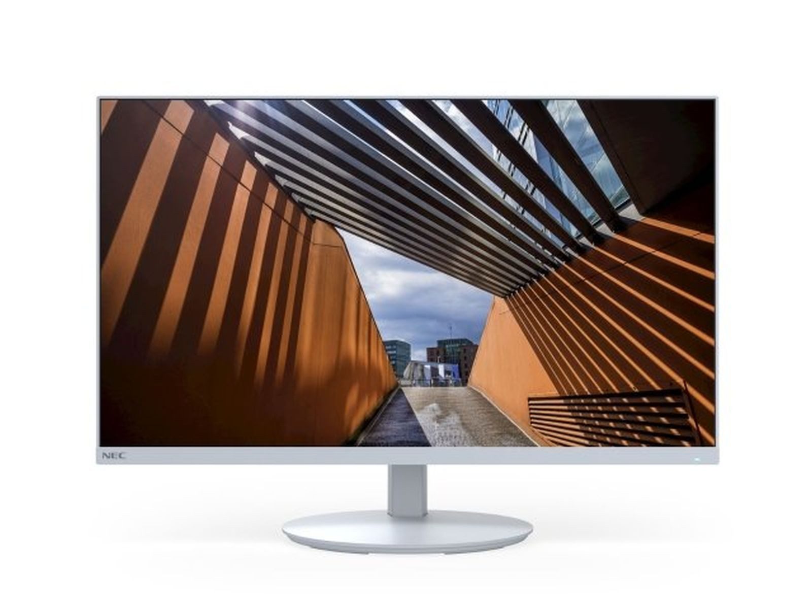 NEC E274FL WHITE 27IN W/LED 1920X1080 USB-C LAN DP HDM TFT-Monitor (1920 x 1080 px, Full HD, 6 ms Reaktionszeit, 60 Hz, VA, Lautsprecher, Pivot, Höhenverstellbar)