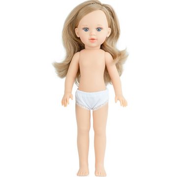 Marina & Pau Anziehpuppe Taylor 40 cm mit langen blonden Haaren und Vinylkörper für Kinder