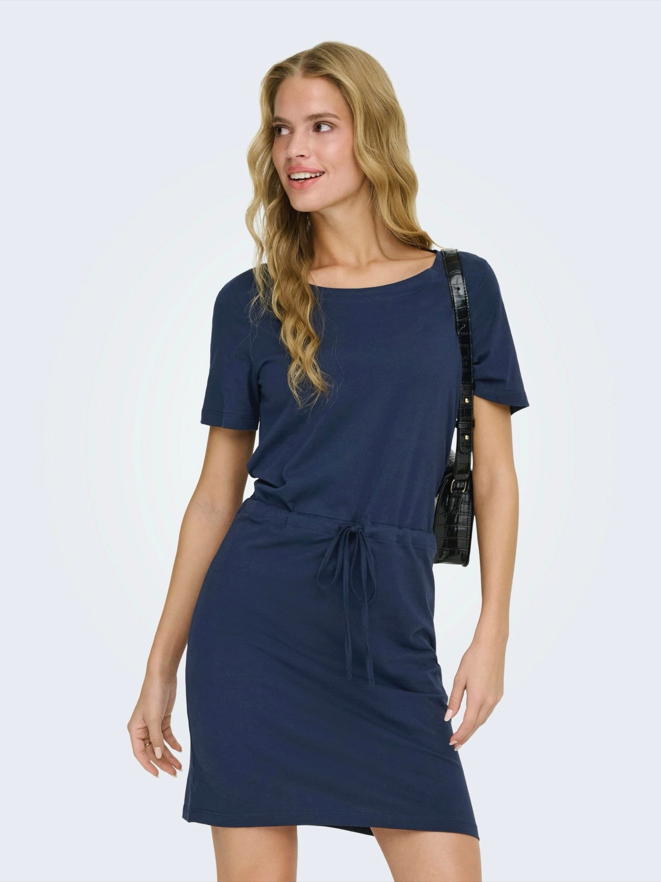 ONLY Jerseykleid ONLHAPPY (2-tlg) Drapiert/gerafft
