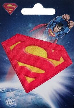 Catch the Patch Aufnäher Bügelbild, Aufbügler, Applikationen, Patches, Flicken, zum aufbügeln, Polyester, Superman Logo - Größe: 8 x 5 cm