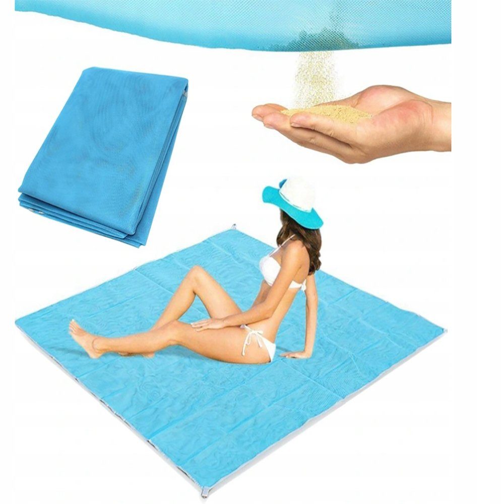 Picknickdecke XXL Campingdecke Wasserdicht, Waschbare Stranddecke Schmutzabweisende