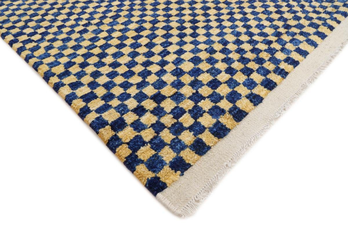 Orientteppich, mm Moderner Höhe: Nain Design Berber Handgeknüpfter 20 rechteckig, 140x208 Orientteppich Trading,