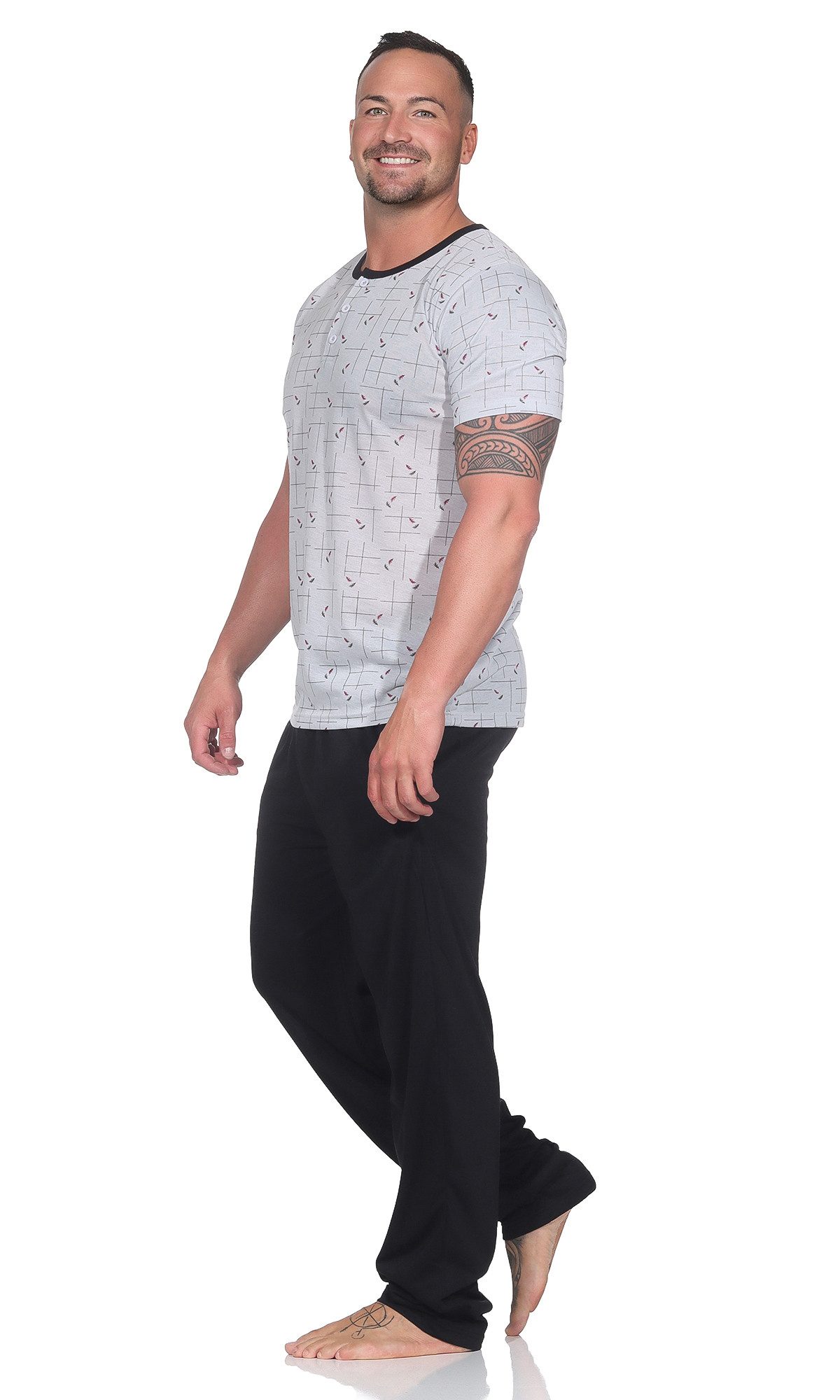 EloModa Pyjama Herren Pyjama Set kurzarm günstig online kaufen