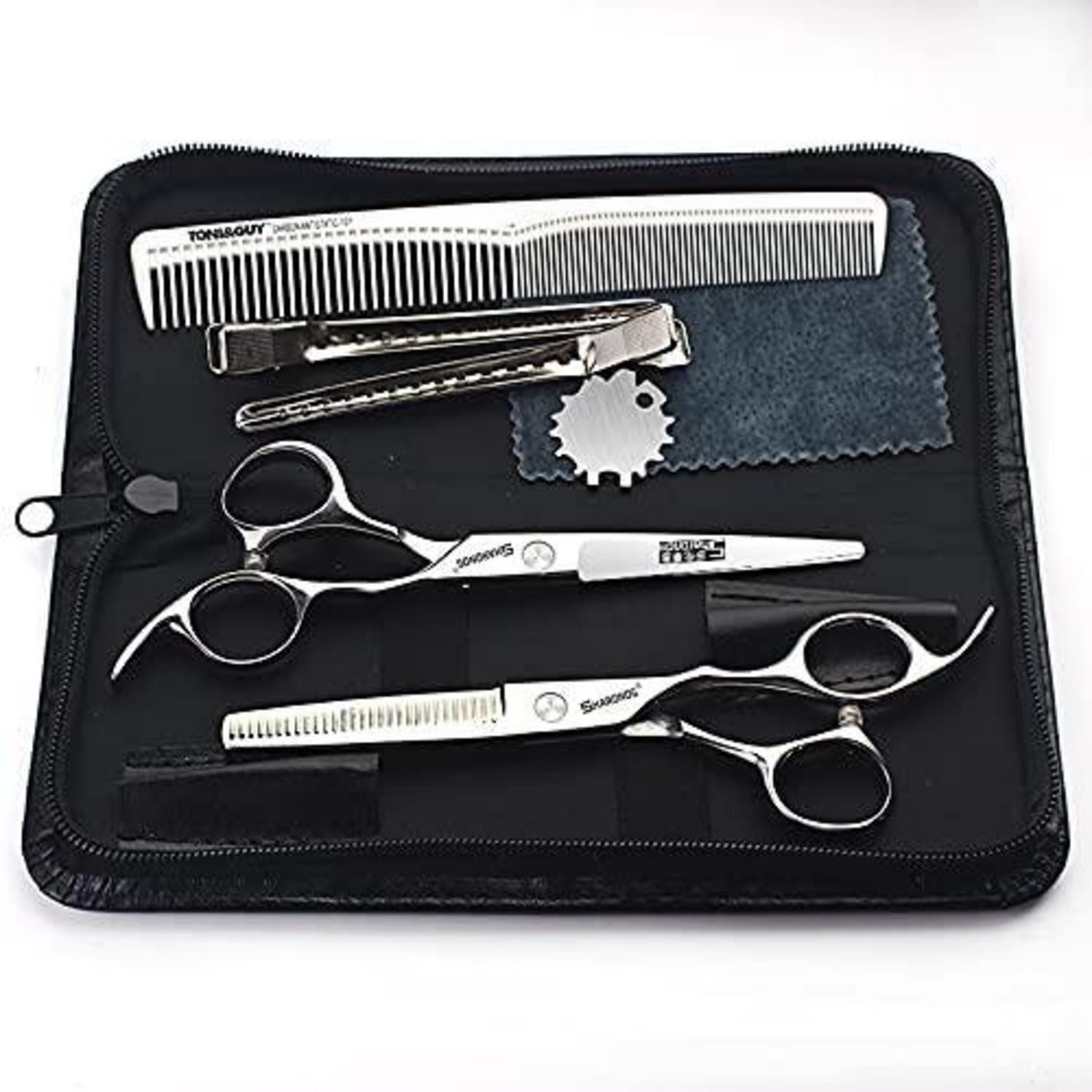 LuxusKollektion Scheren-Set Friseurscheren Set 6 Zoll Profi Edelstahl