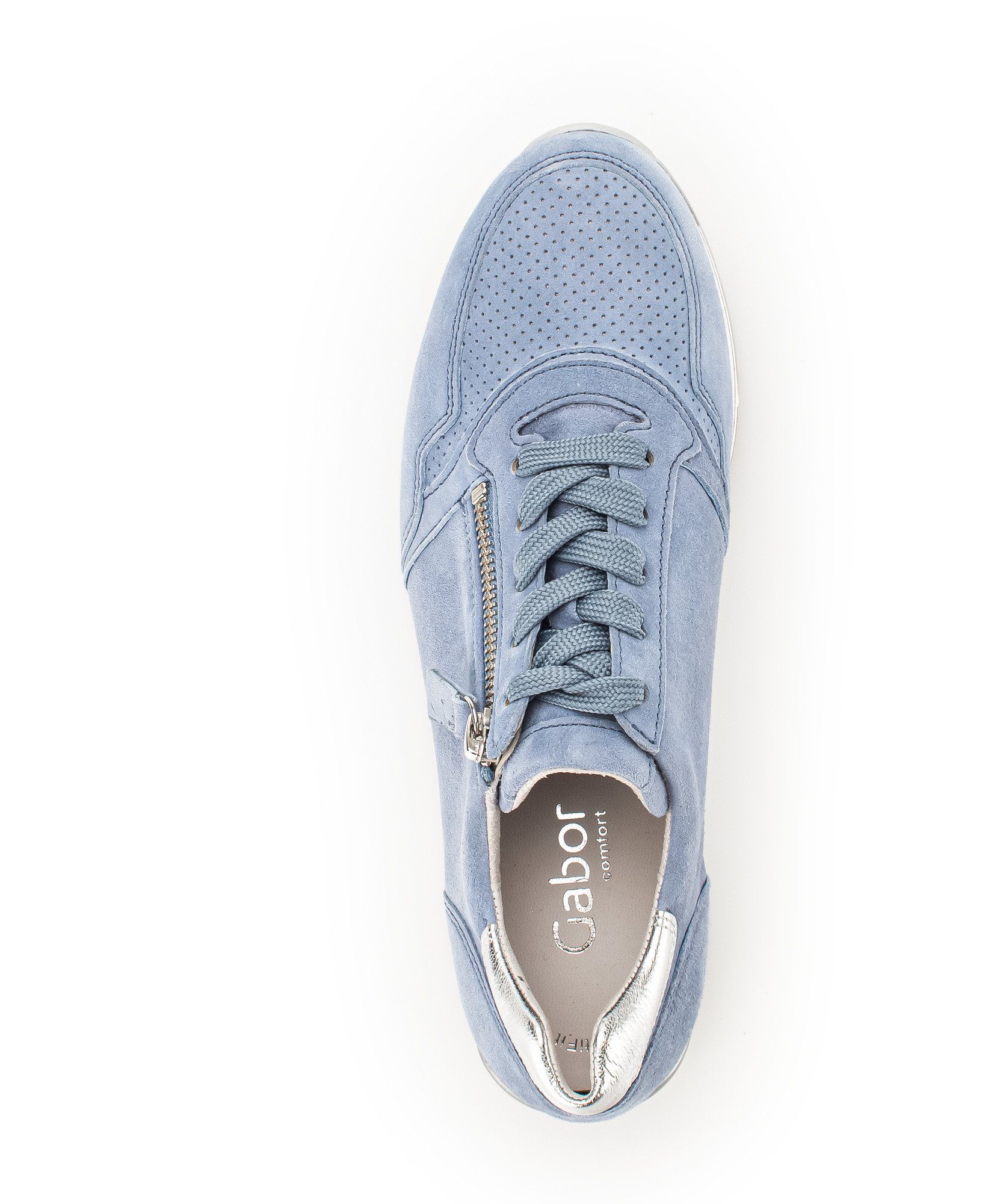 Gabor Sneaker Blau (azur/silber)