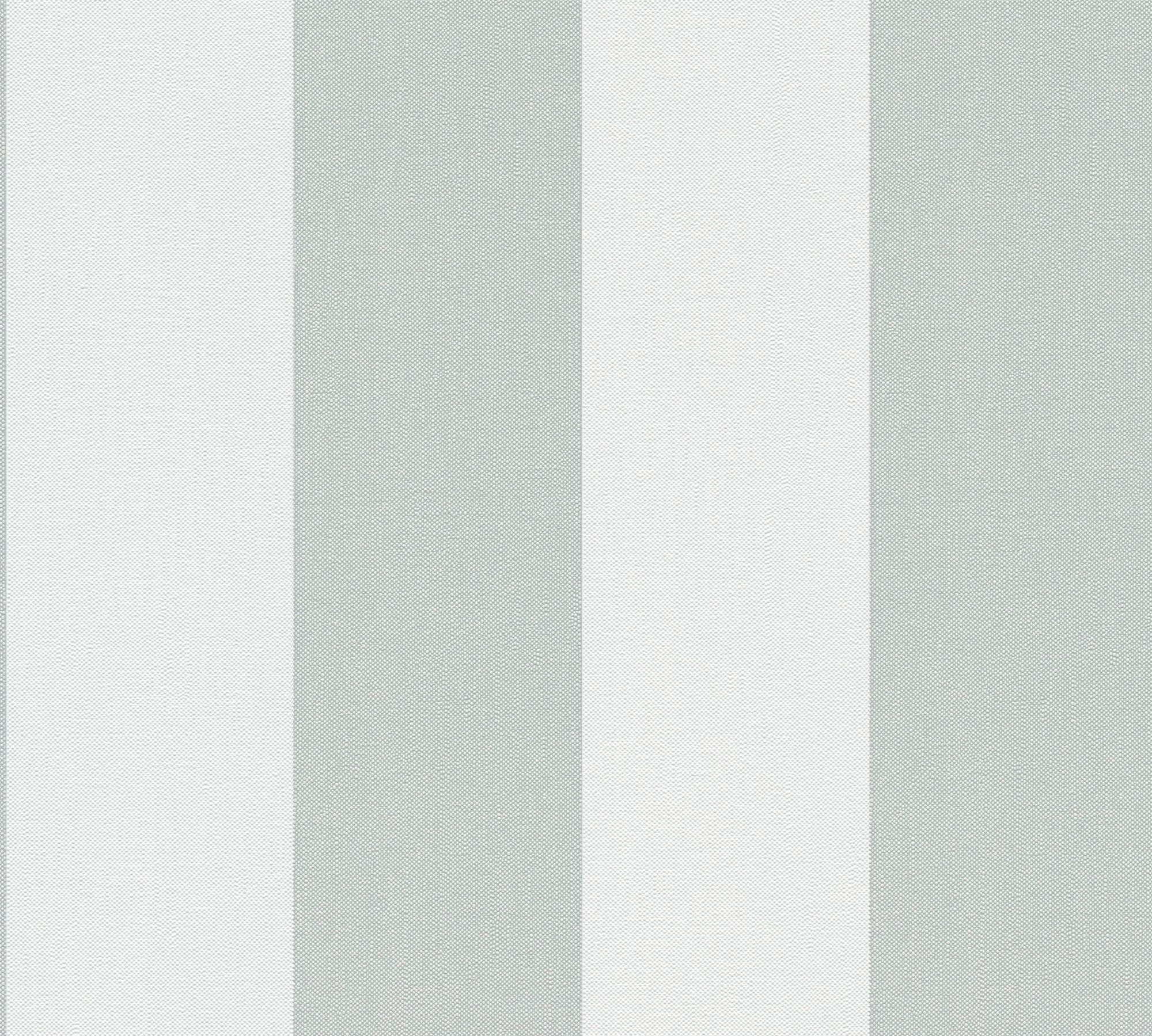 A.S. Création Vliestapete Pure Elegance Streifen Tapete Mustertapete Landhaus Landhaus, strukturiert, matt, (1 St), Vliestapete gestreift für Schlafzimmer Küche Wohnzimmer Streifen Flur