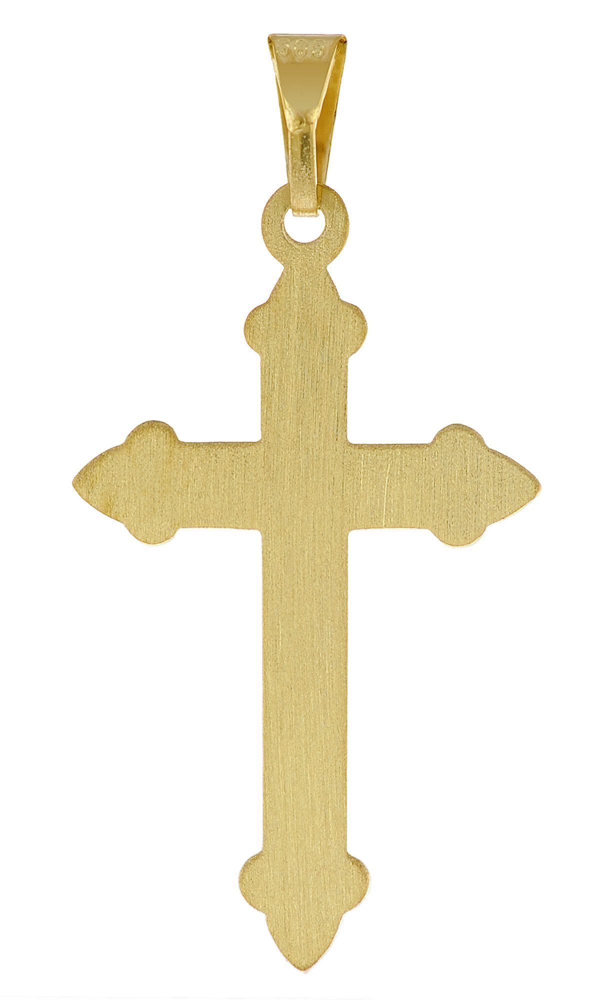trendor Kreuzanhänger Kreuz- Gold 585 (14 günstig online kaufen