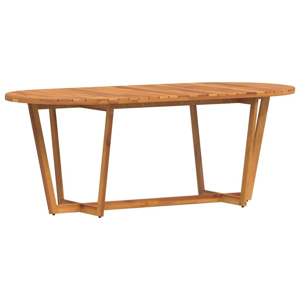 vidaXL Gartentisch Garten-Esstisch Oval 200x90x75 cm Massivholz (1-St)