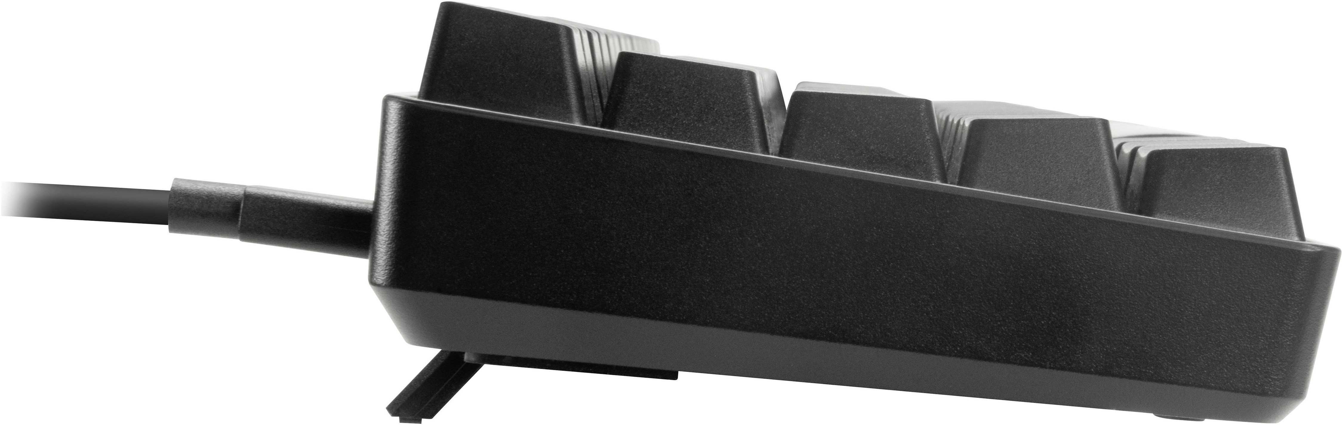 Speedlink ATMOS RGB Rainbow Mechanisches 60% Tastenfeld Gaming-Tastatur (DE Layout, brown switches)