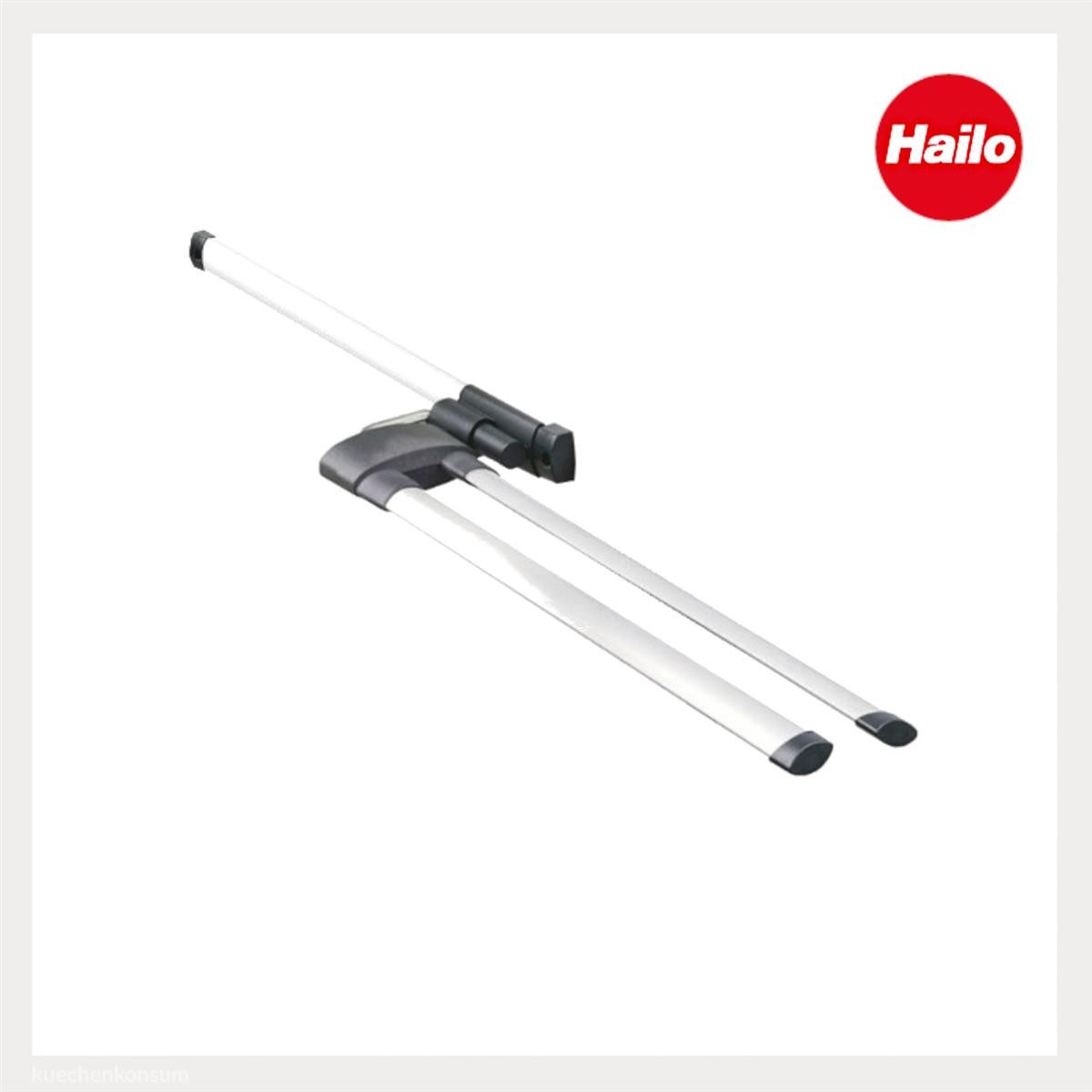 Hailo Teleskop-Handtuchhalter Hailo Handtuchhalter 3132101 Secco Alu Line Aluminium 2-armig, ausziehbar
