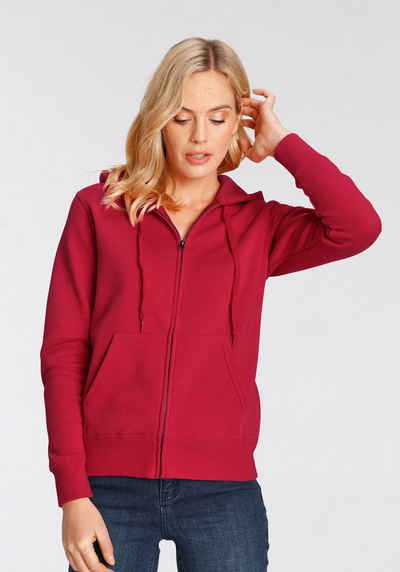 Fruit of the Loom Kapuzensweatshirt Lady-Fit Premium hooded Sweat Jacket