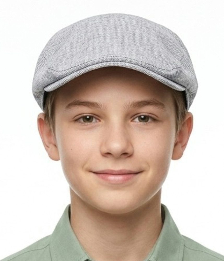 Cool4 Schiebermütze Flatcap Herren Jungen Gatsby Cap MiniX Muster Leinen