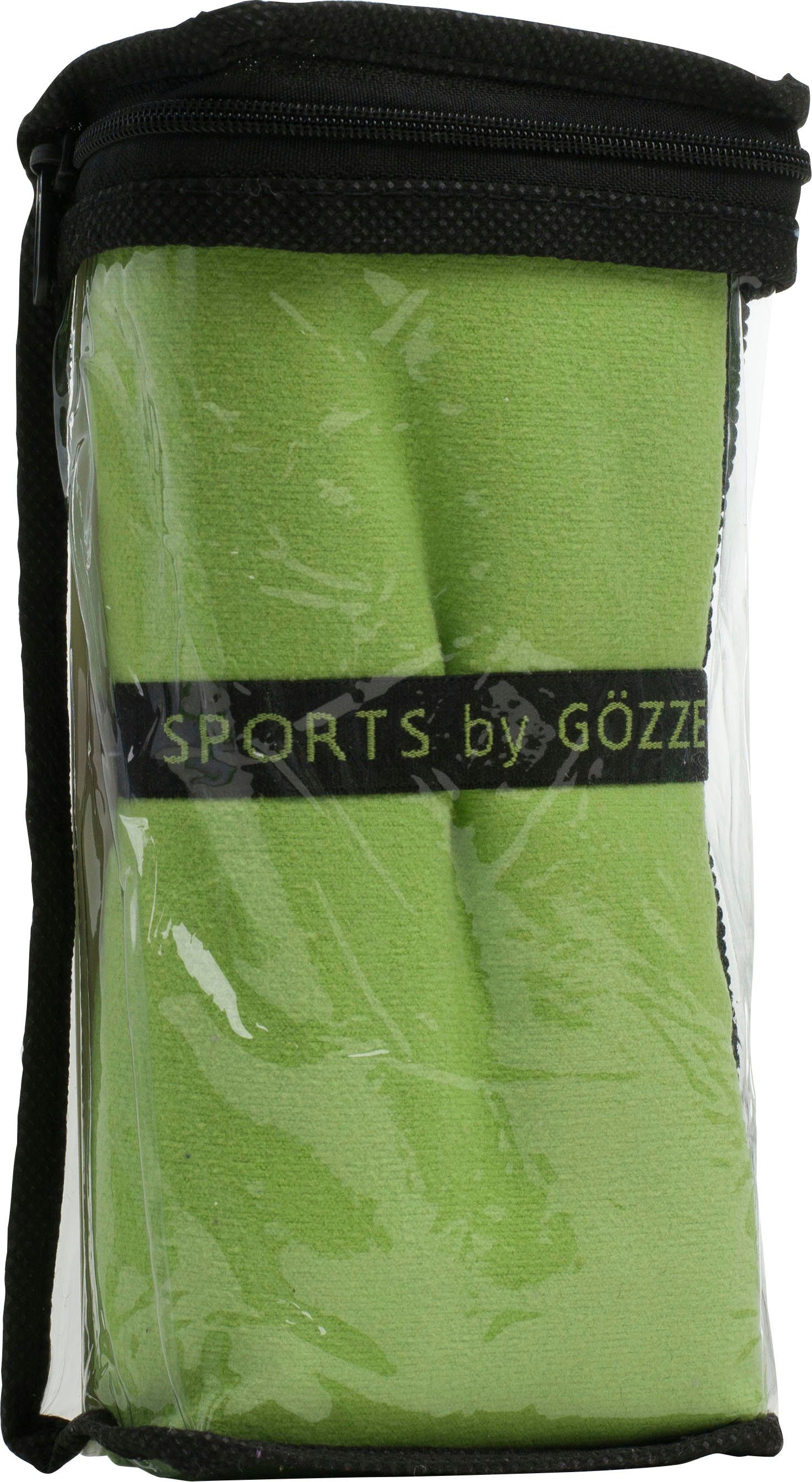 hellgrün by Gözze (1-St), durch Microfaser trocknend Gözze, Sports 80/180 Saunatuch schnell Microfaser cm, Sporthandtuch, Größe