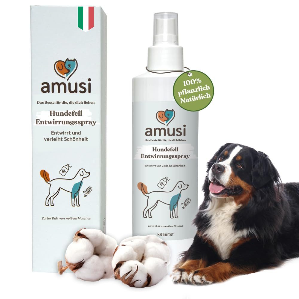 Fellpflege Hund - Entfilzungsspray Hunde hypoallergene Formel auf Pflanzenölbasis