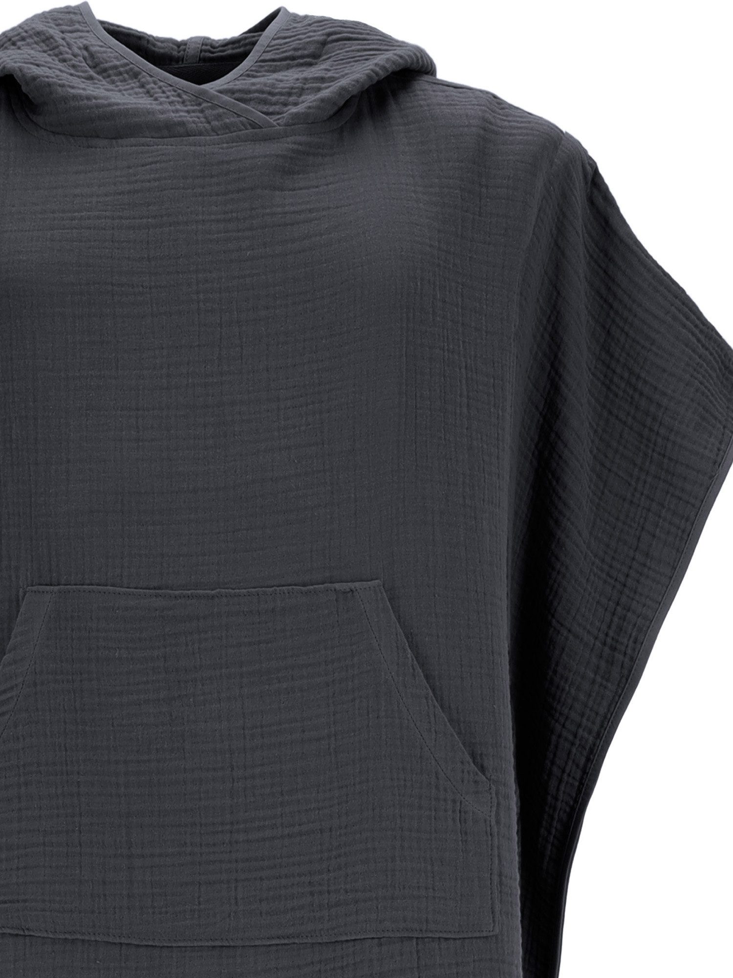 Vossen Badeponcho Musselin Unisex Cape Wellness Poncho Tilda, 100% Baumwolle