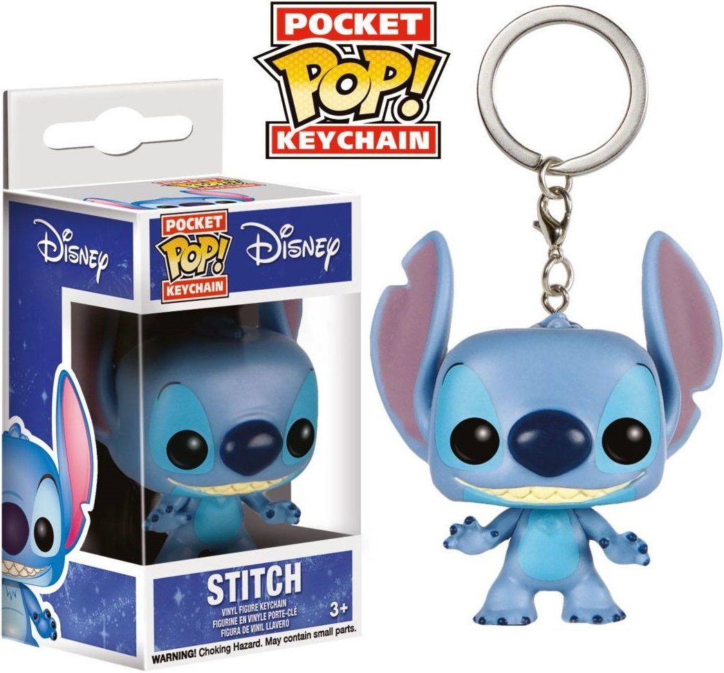 Pocket and Stitch & Funko Pop! Schlüsselanhänger - Stitch Lilo Disney