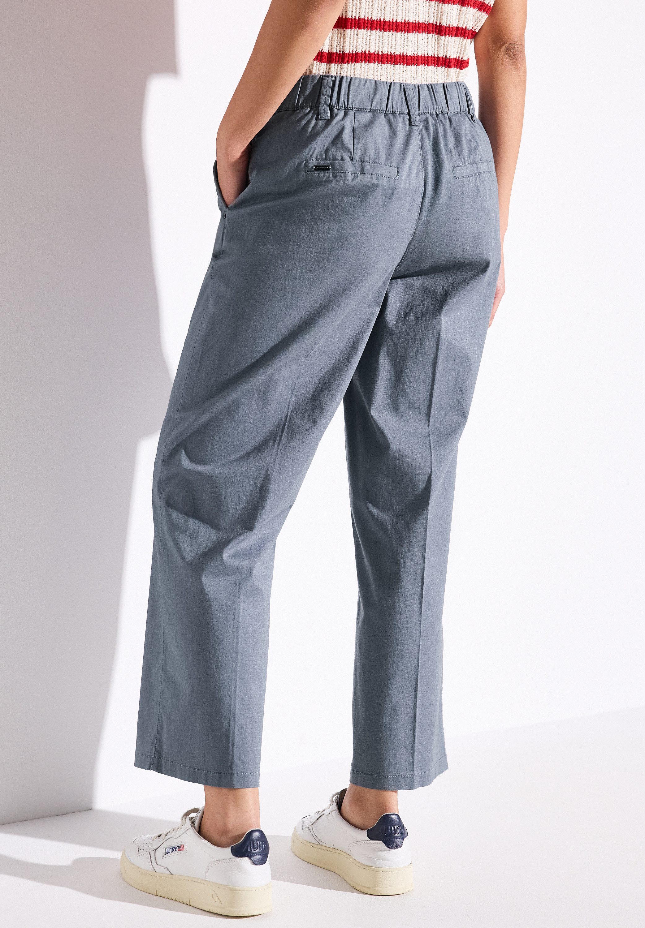STREET ONE Chinohose aus Baumwolle mit günstig online kaufen