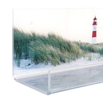 my home Gewürzboard Strand - Gewürzhalter aus Acrylglas - Küchenorganizer, 1-tlg., Acrylleiste - Badezimmerablage - bedruckt - Inkl. Schrauben & Dübel