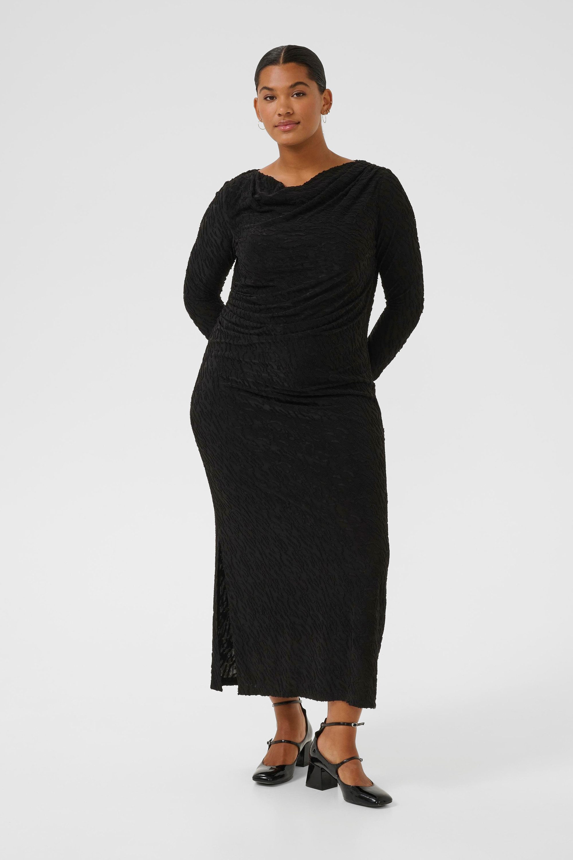 KAFFE Curve Strickkleid Kleid KCzarina Große Größen