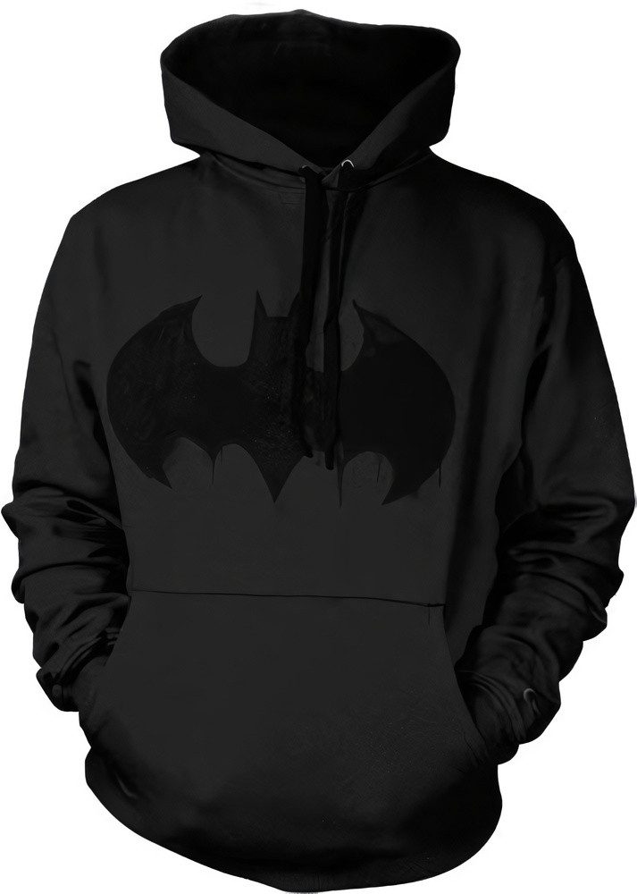 Batman Hoodie Inked Logo Big Tall Hoodie