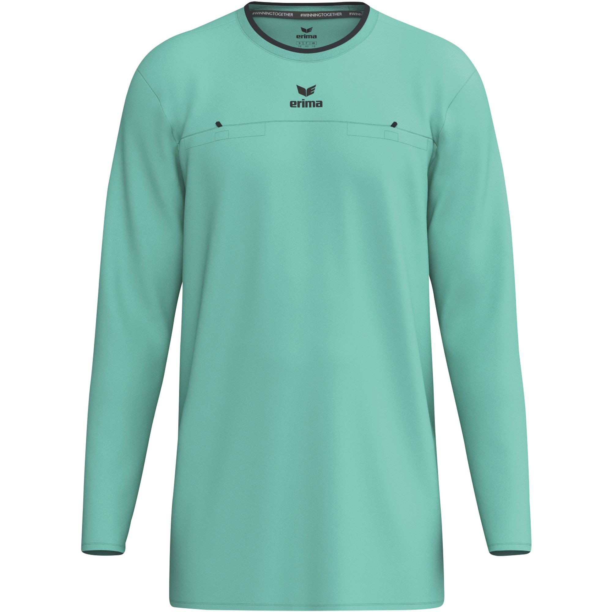 Langarmshirt erima Unisex Schiedsrichter Langarmtrikot REFEREE Jersey Longsleeve