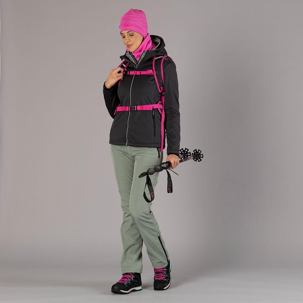 CMP Outdoorhose Woman Long Pant Bequeme Damen-Softshell-Hose mit Clima Protect® für optimalen