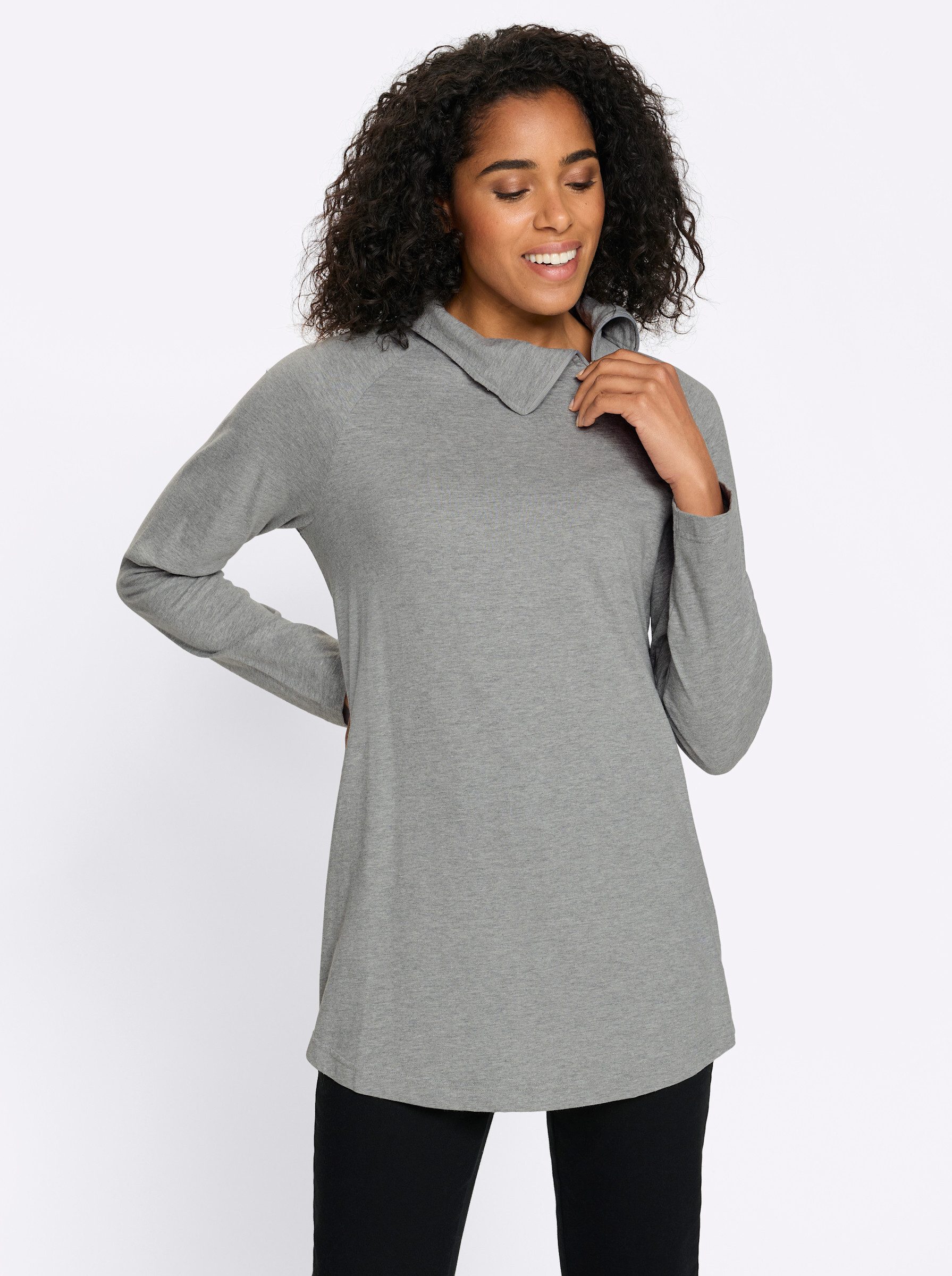 T-Shirt Longshirt Langarm