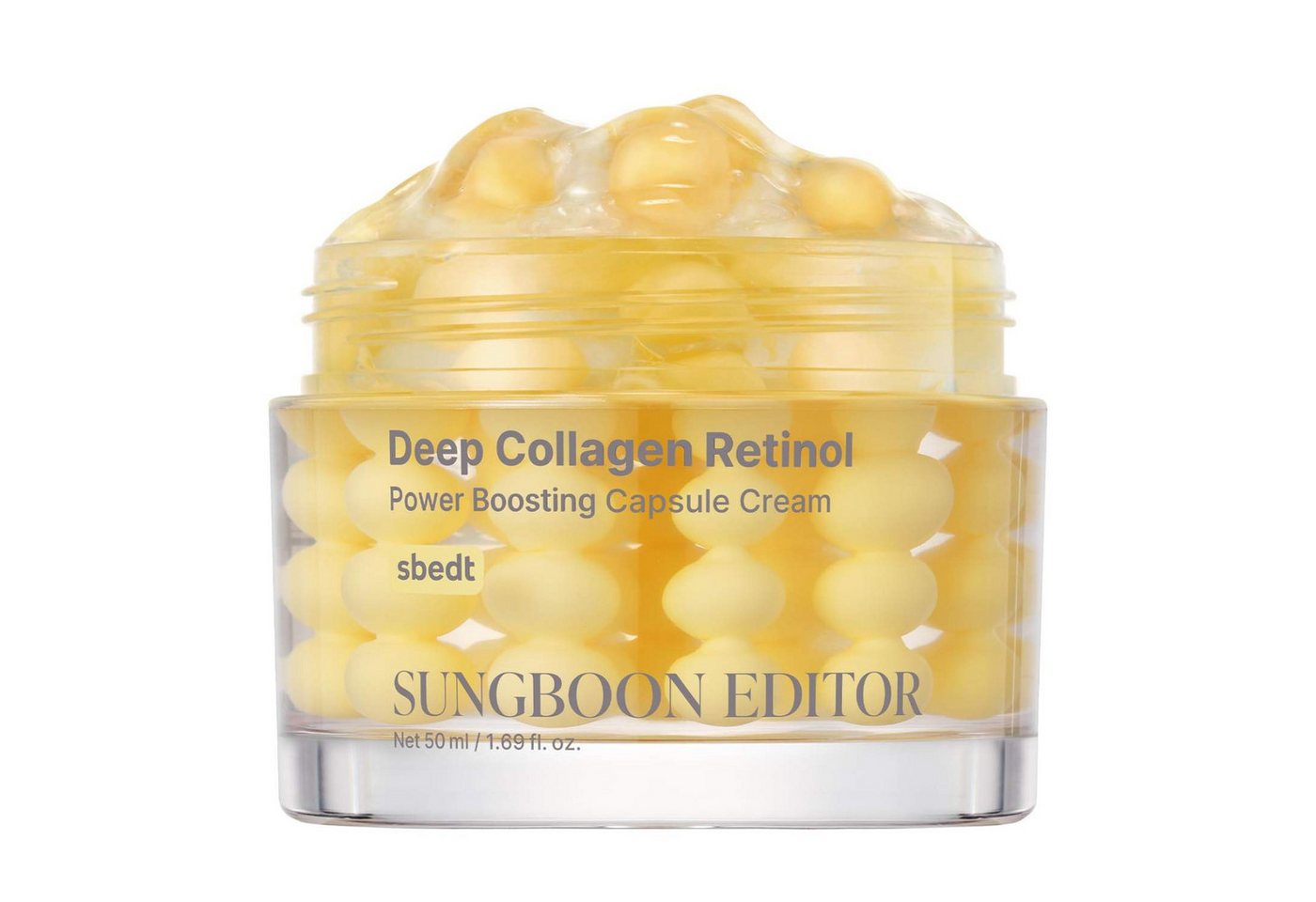 Sungboon Editor Gesichtsserum Deep Collagen Retinol Capsule Cream 50ml – Kollagen + Retinol + White Spicule – Anti-Aging Gesichtscreme – K-Beauty Feuchtigkeitscreme, für trockene Haut