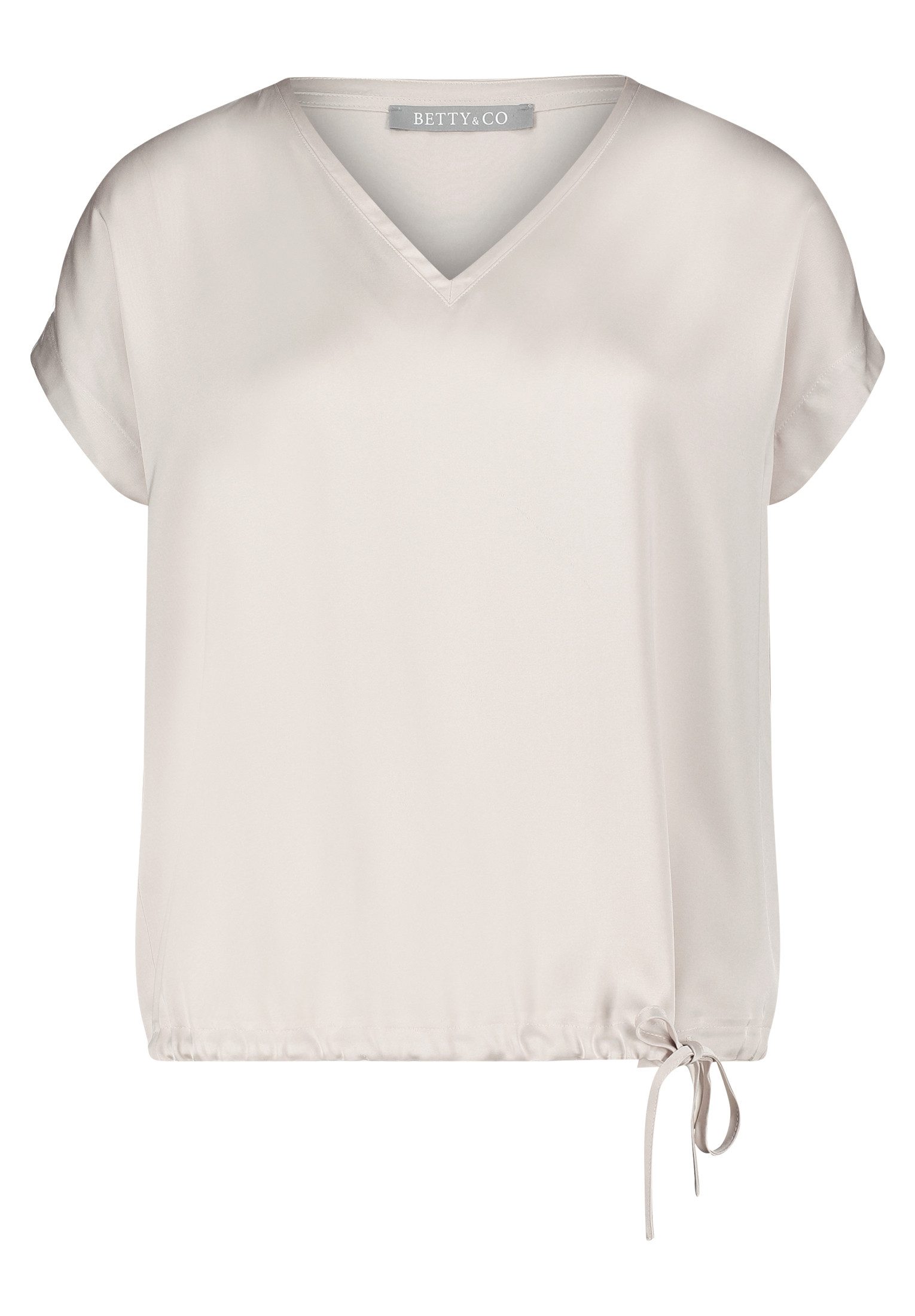 Betty&Co Shirtbluse Betty & Co Blusenshirt mit Kordelzug