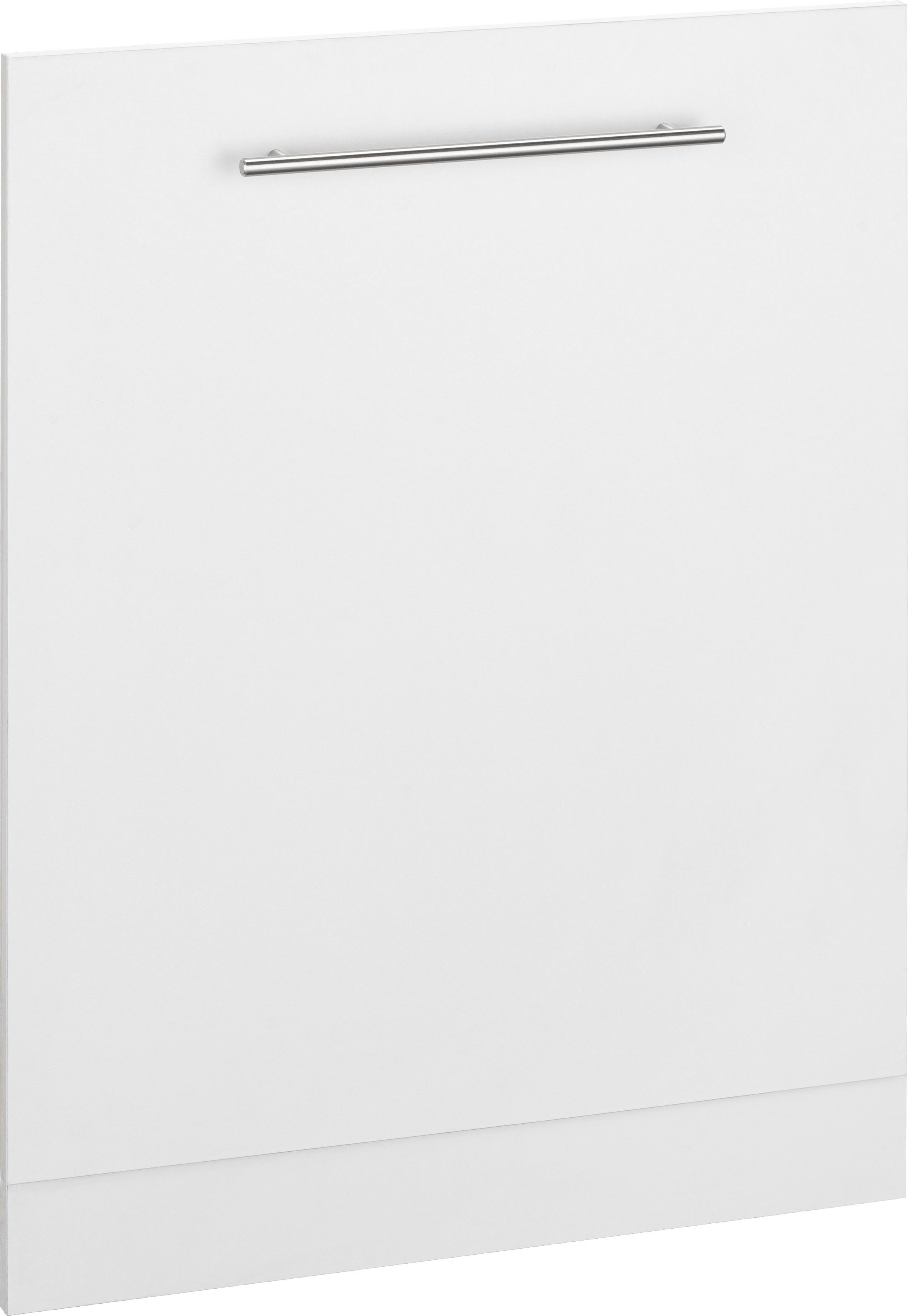 wiho Küchen Frontblende Unna, 60 cm breit, für vollintegrierbaren Geschirrspüler weiß | Sockelblenden