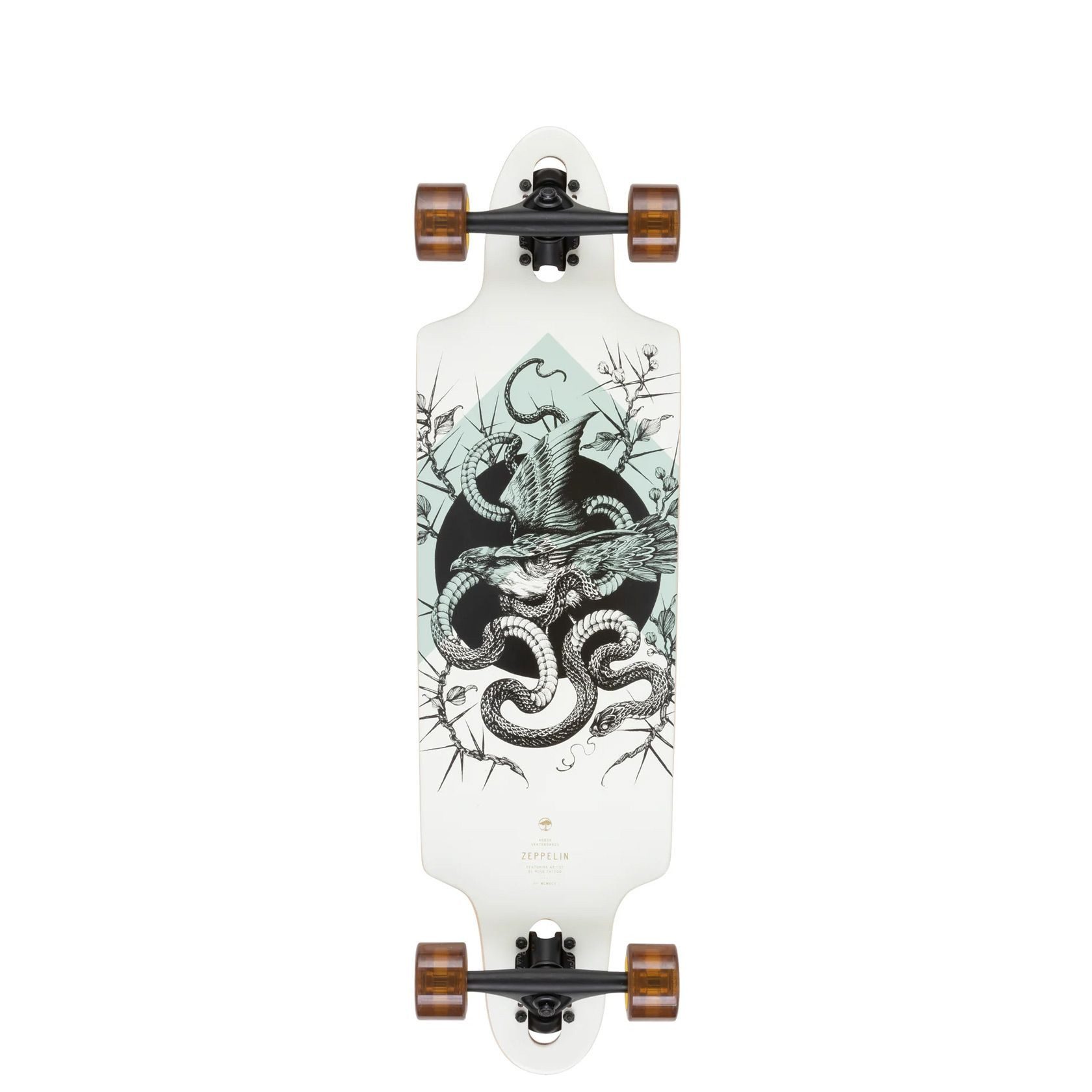 Arbor Collective Longboard Bamboo Zeppelin 32" (El Rose), aus der Bamboo Serie