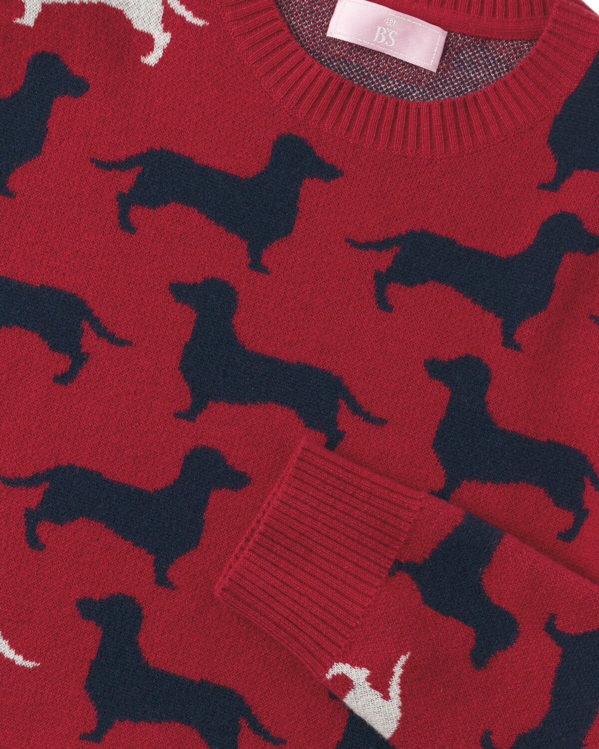 Brigitte von Schönfels Strickpullover Rundhalspullover