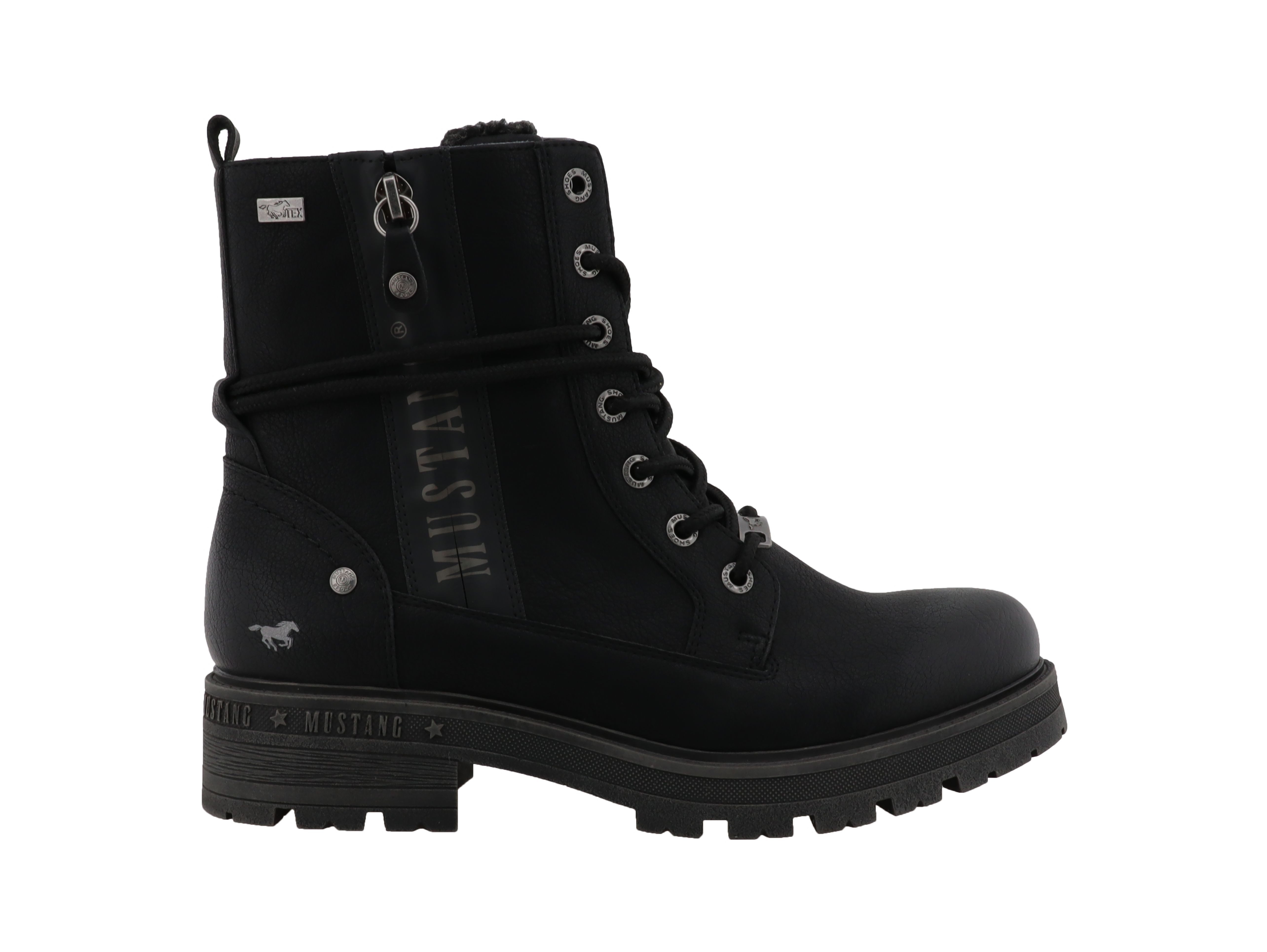 Mustang Shoes Darleen Winterboots Schnürboots mit Profilsohle – Bild 5 von 5