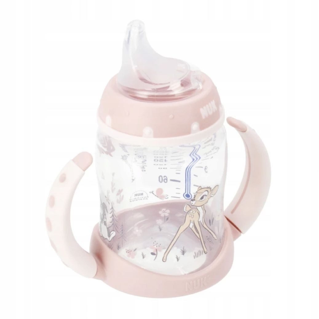 NUK Trinkflasche NUK Disney Bambi Trinklernflasche 150ml, 6m+, mit Temperaturanzeige