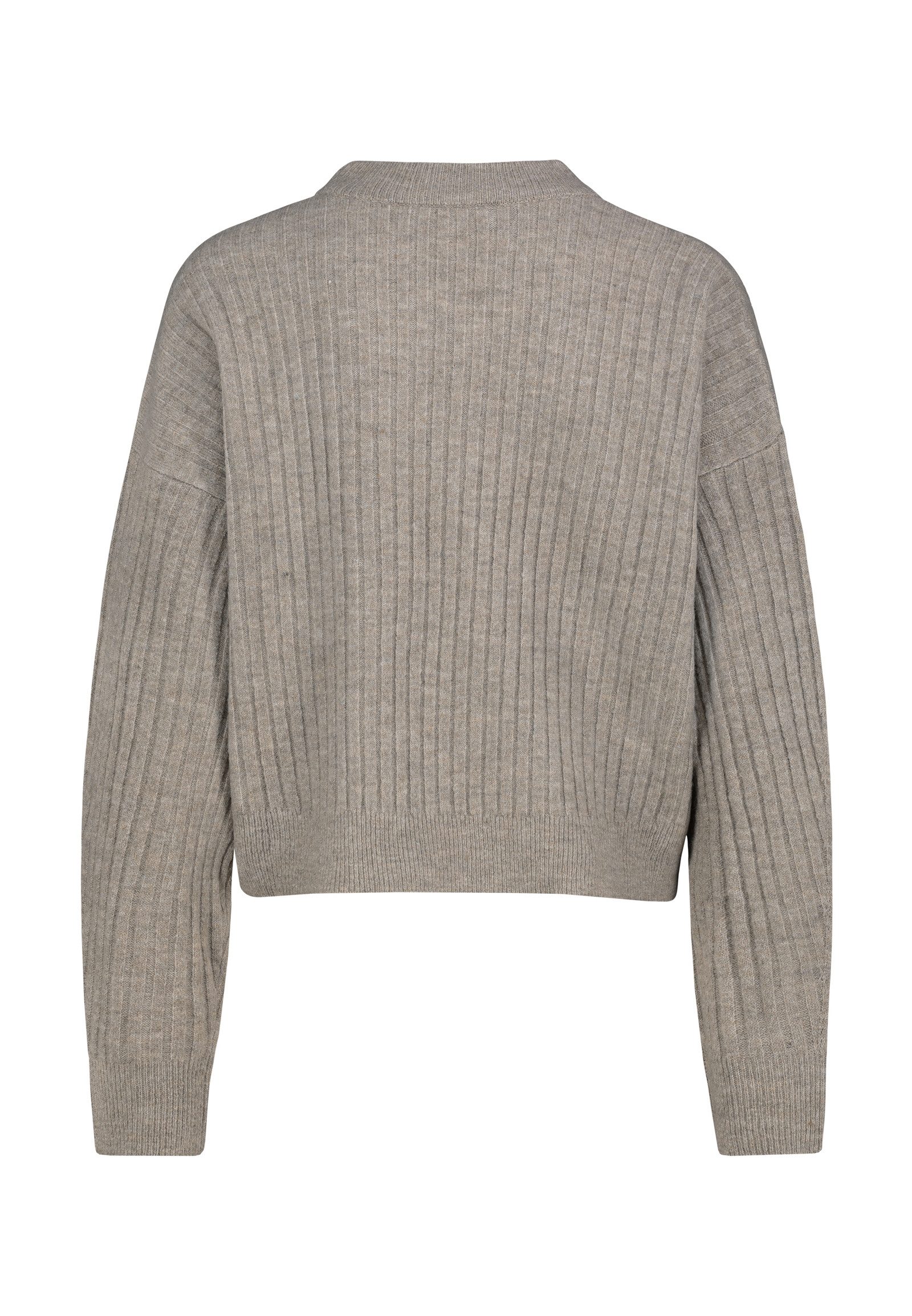 SUBLEVEL Strickpullover Damen Pullover Rundhalskragen Cropped günstig online kaufen