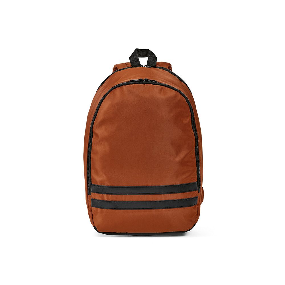 CABBEL Rucksack Rucksack 18L nachhaltig aus rPET recyceltem Polyester, 30x47x15 cm (Rucksack, 1-tlg., Einzelartikel), Braun, recyceltes Polyester, gepolstert, ergonomisch, Schulterriemen