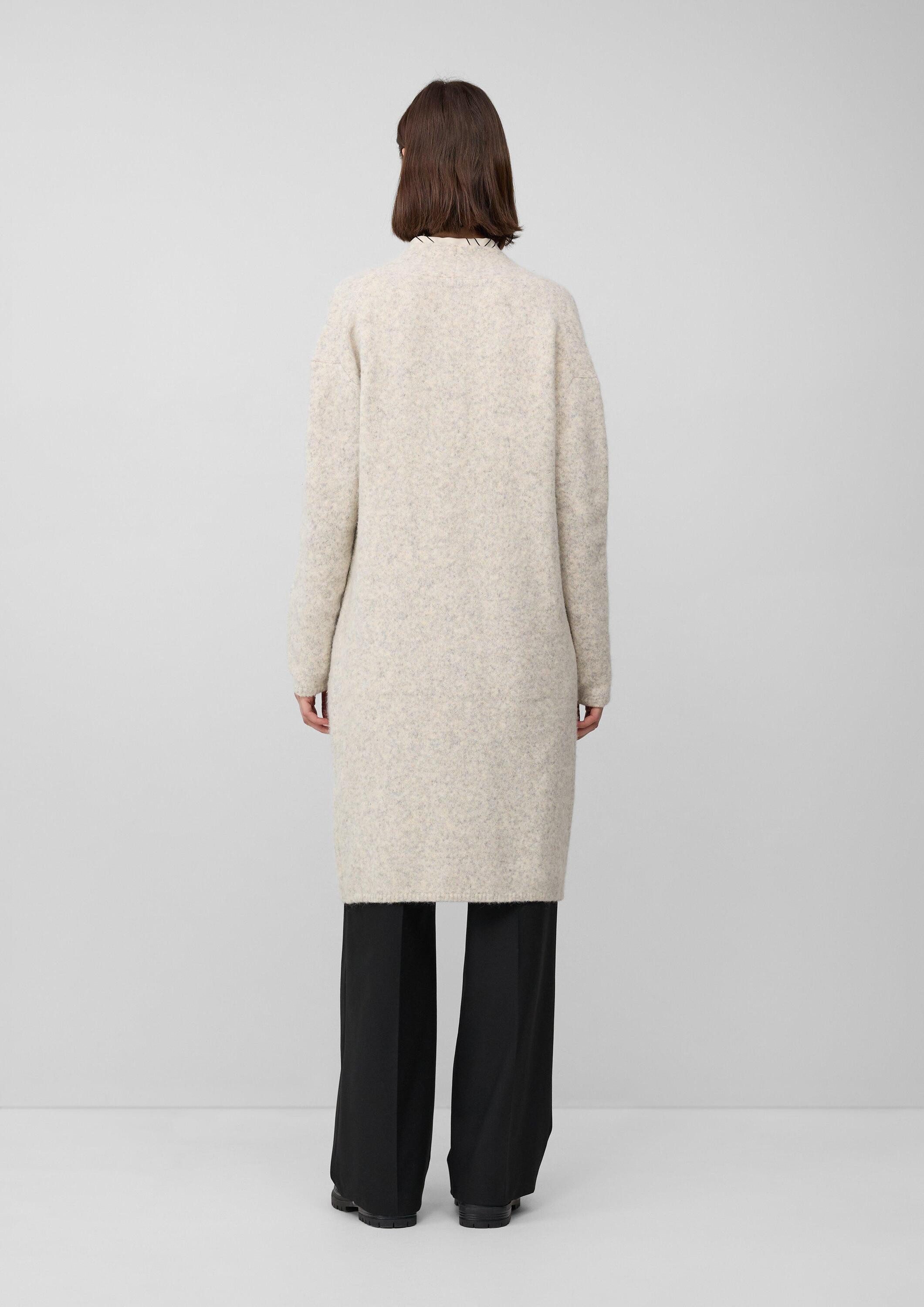s.Oliver Cardigan Strickjacke Softer Long-Cardigan aus Wollmix