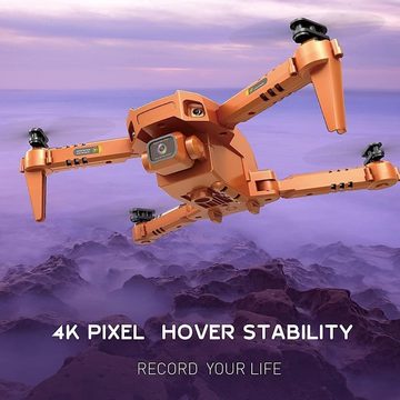 OBEST RC Quadrocopter FPV Live Übertragung lange Flugzeit, Handy Steuerung Drohne (4K, mit Kamera 2 Akku 360° Flips, Headless Modus für Kinder und Anfänger)
