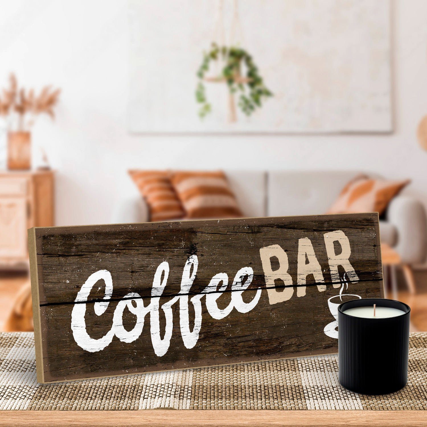 ARTFAVES Holzbild Holzschild mit Spruch - günstig online kaufen