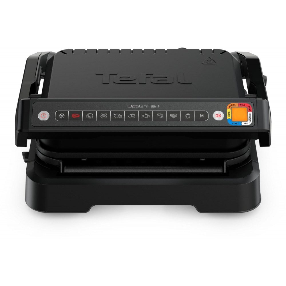 Kontaktgrill Tefal GC7728 Optigrill 2in1 Kontakt- und BBQ-Grill