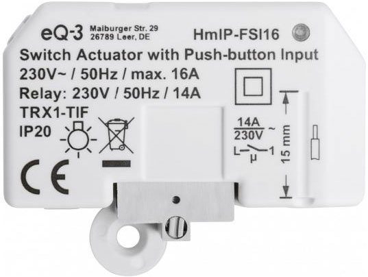 Homematic IP Unterputzschalter