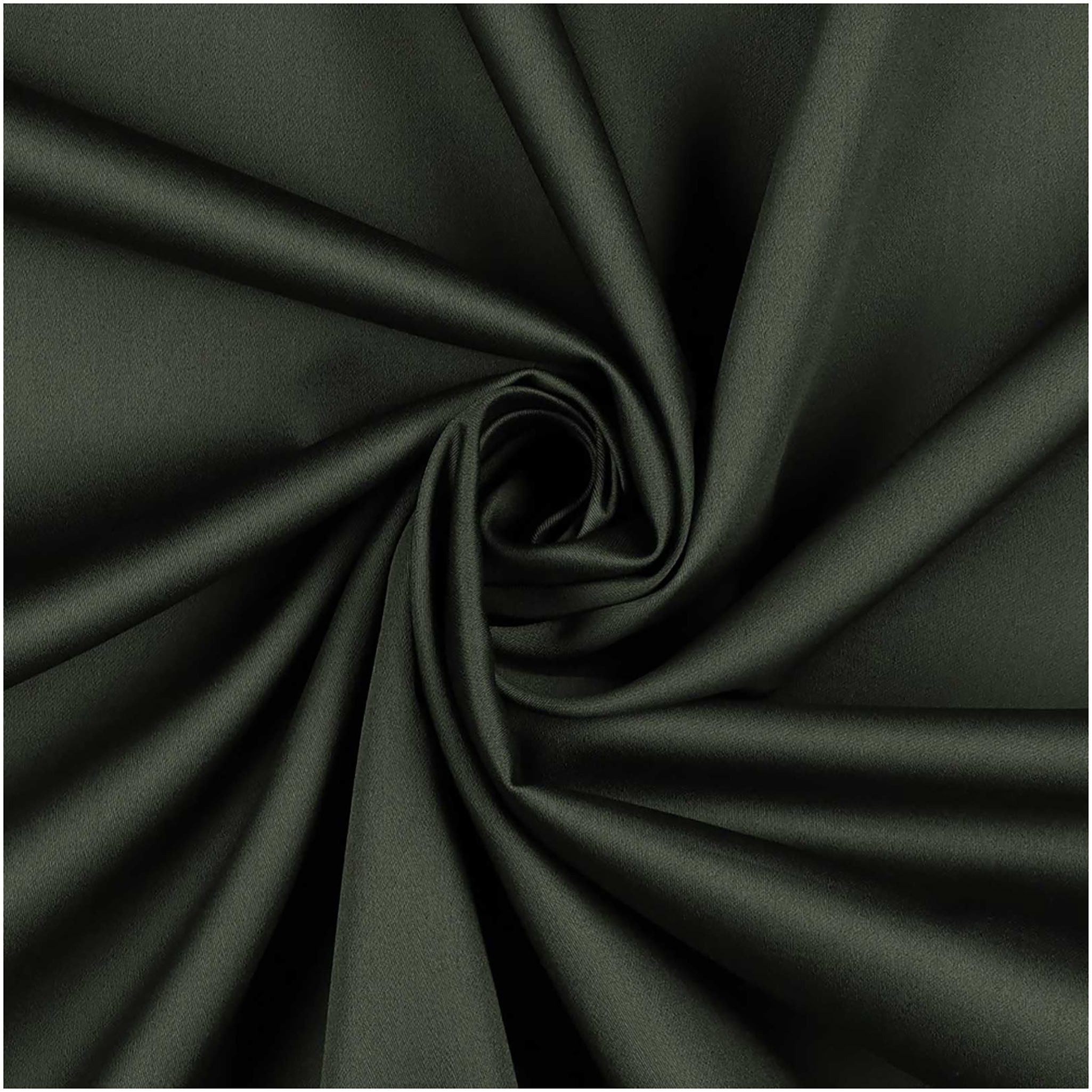 maDDma Stoff 0,5m Baumwollstoff mit Satinoptik ab 50x150cm unifarben, khaki