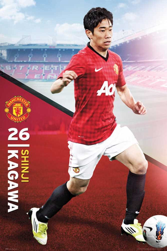 Poster Fußball - Poster - Manchester United - Kagawa 12/13
