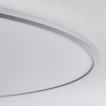 hofstein Deckenleuchte »Marcatobianco« dimmbare Deckenlampe in Silber/Weiß, 2700 Kelvin