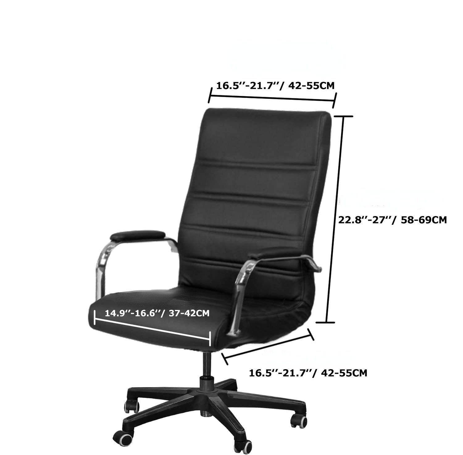 BYSURE Bürostuhlhusse, Samt Plüsch Bürostuhl Bezug mit Armlehne günstig online kaufen